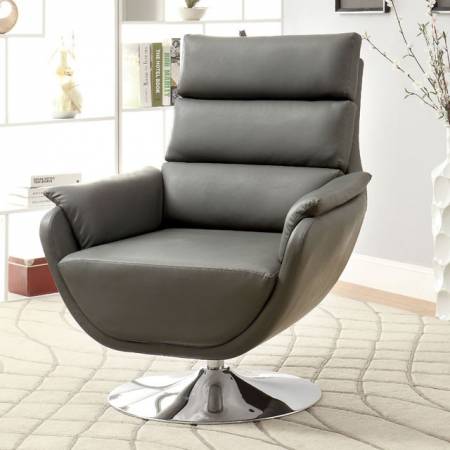 KULM ACCENT CHAIR GRAY CM-AC6111GY